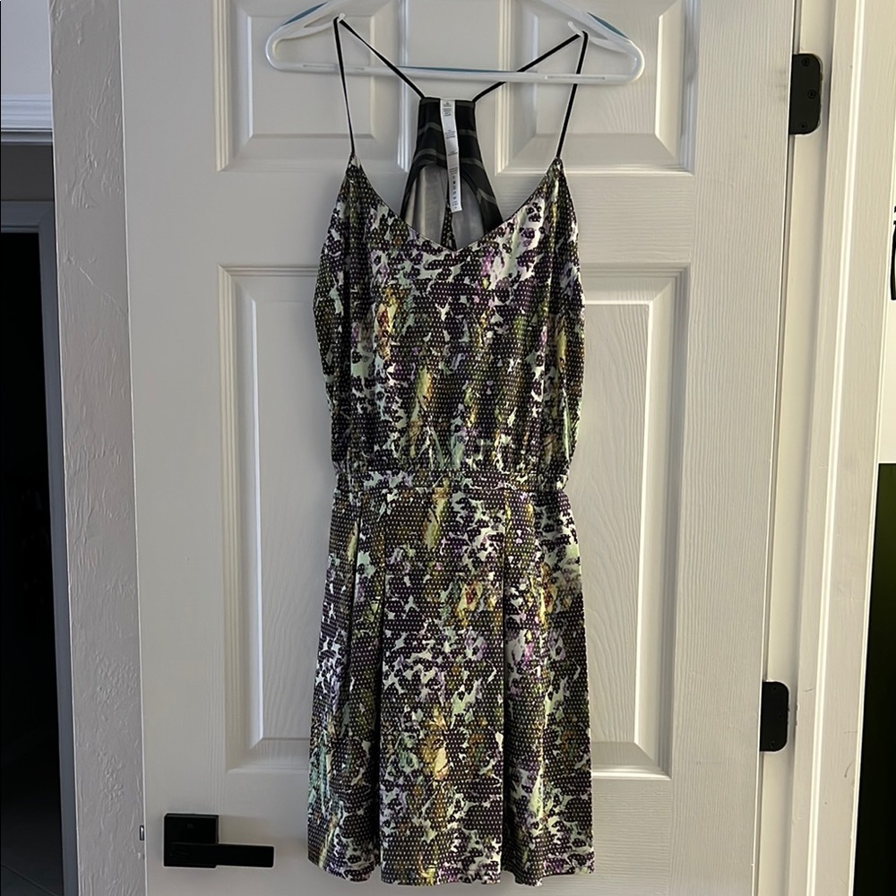 Lululemon Athletica Gray Spaghetti Strap Mini Sundress